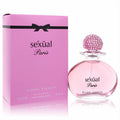 Sensual Sexual Paris by Michel Germain 4.2 oz women's perfume. Iconic pink box with black bow, clear bottle, sparkling pink cap.