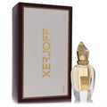 Xerjoff Shooting Stars Lua 1.7 oz EDP, elegant clear glass bottle with gold cap and luxurious beige & burgundy box.