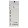 Modern silver Silver Scent Pure by Jacques Bogart men's EDT spray bottle with a sleek metallic cap. Elevate your signature scent.