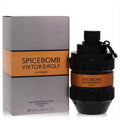 Bold Spicebomb Extreme 3.04 oz men's fragrance: black grenade bottle with orange label, next to its sleek grey box.