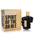 Bold Diesel Spirit of the Brave 4.2 oz men's cologne. Gold box and iconic black fist bottle with gold cap.