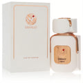 Discover Tamuh by Sawalef unisex Eau De Parfum spray. Elegant white bottle with rose gold accents and a distinctive emblem.