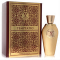 Luxurious V Canto Temptatio V Extrait De Parfum: elegant gold bottle with ornate red and gold box.