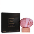 Luxurious The House of Oud Empathy 2.5 oz unisex EDP. Features a stunning marbled pink and rose gold oval bottle next to its elegant black box.