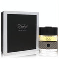 Luxurious The Spirit of Dubai Fakhama unisex EDP, 1.7 oz, in a dazzling crystal-studded gold and black bottle with elegant box.