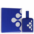 Iconic Histoires De Parfums 'This is not a blue bottle 1.4' fragrance. Matte blue bottle and box feature a distinctive white bubble design.