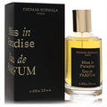 Thomas Kosmala Bliss In Paradise 100ml unisex EDP. Sleek black box, clear bottle with amber fragrance, and luxurious gold cap.