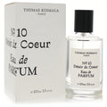 Thomas Kosmala No 10 Desir Du Coeur 100ml Eau de Parfum. Clear glass bottle, sleek black cap, and elegant white box.