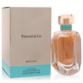 Tiffany Rose Gold 2.5 oz Eau de Parfum. Luxurious rose gold box and exquisite faceted glass bottle with iconic Tiffany blue.