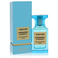 Luxurious Tom Ford Mandarino Di Amalfi 50ml Eau De Parfum spray in a sleek light blue glass bottle with matching box. Unisex fragrance.