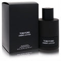 Luxurious Tom Ford Ombre Leather 3.4 oz EDP in a sleek matte black bottle with matching minimalist packaging.
