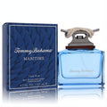 Tommy Bahama Maritime 4.2 oz men's cologne. Stylish light blue glass bottle with unique nautical rope cap, dark blue box.