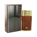Vermeil EDT 3.4 oz men's fragrance: sleek brown bottle with a luxurious gold lighter-style cap, presented in its clear box.