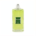 Classic Vetiver Guerlain 3.4oz EDT. Clear rectangular bottle, refreshing green liquid, elegant silver cap.