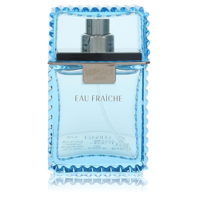 Versace Man by Versace - Eau Fraiche Eau De Toilette Spray (Blue unboxed) 1 oz