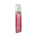 Elevate your senses with Givenchy Very Irresistible 2.5 oz EDT tester. Slender clear glass bottle, vibrant pink fragrance, faceted cap.