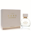 Elegant Victoria's Secret Bare Magnolia 3.4 oz EDP, featuring a clear glass bottle with a chic gold cap and its sophisticated beige box.