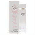 Elizabeth Arden White Tea Wild Rose 3.3 oz EDT. Elegant frosted white bottle and box with soft pink floral art.