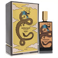 Memo Winter Palace 2.5 oz unisex EDP. Sleek black bottle, gold cap, and exotic Oriental dragon design with blue accents.
