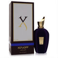 Luxurious Xerjoff Laylati 3.4 oz unisex Eau De Parfum. Distinctive dark purple velvet bottle with elegant gold cap and branded box.