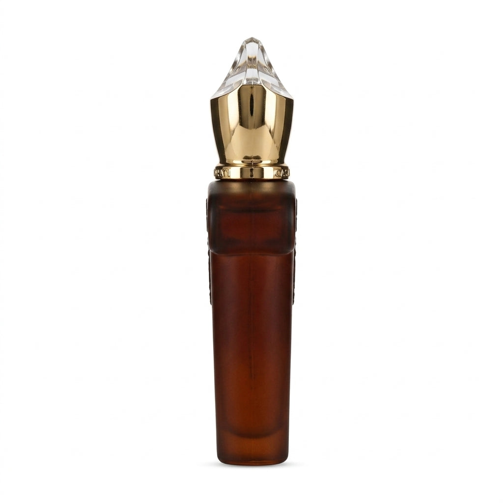 Luxury fragrance bottle and packaging — Studio - Side View | Generated by Modelize