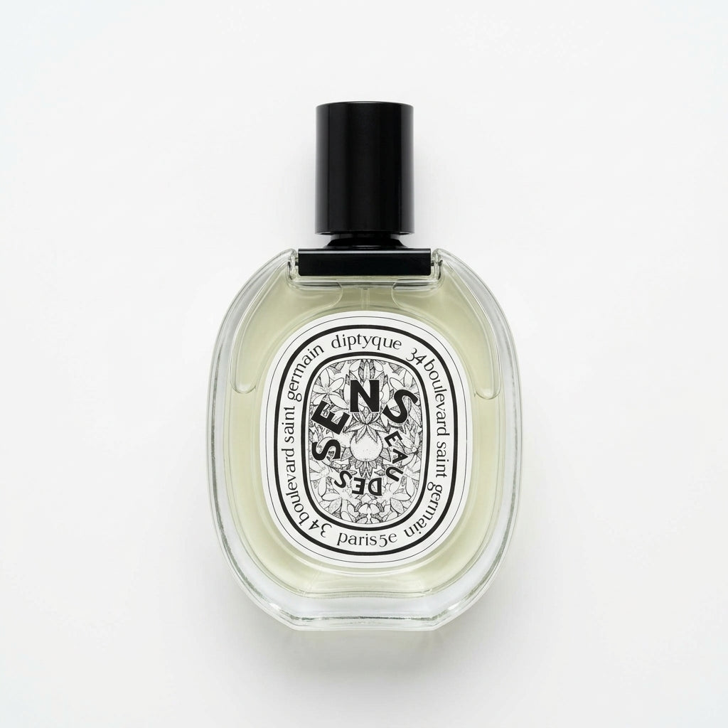 Fragrance Bottle — Flat Lay - Front | Generated by Modelize