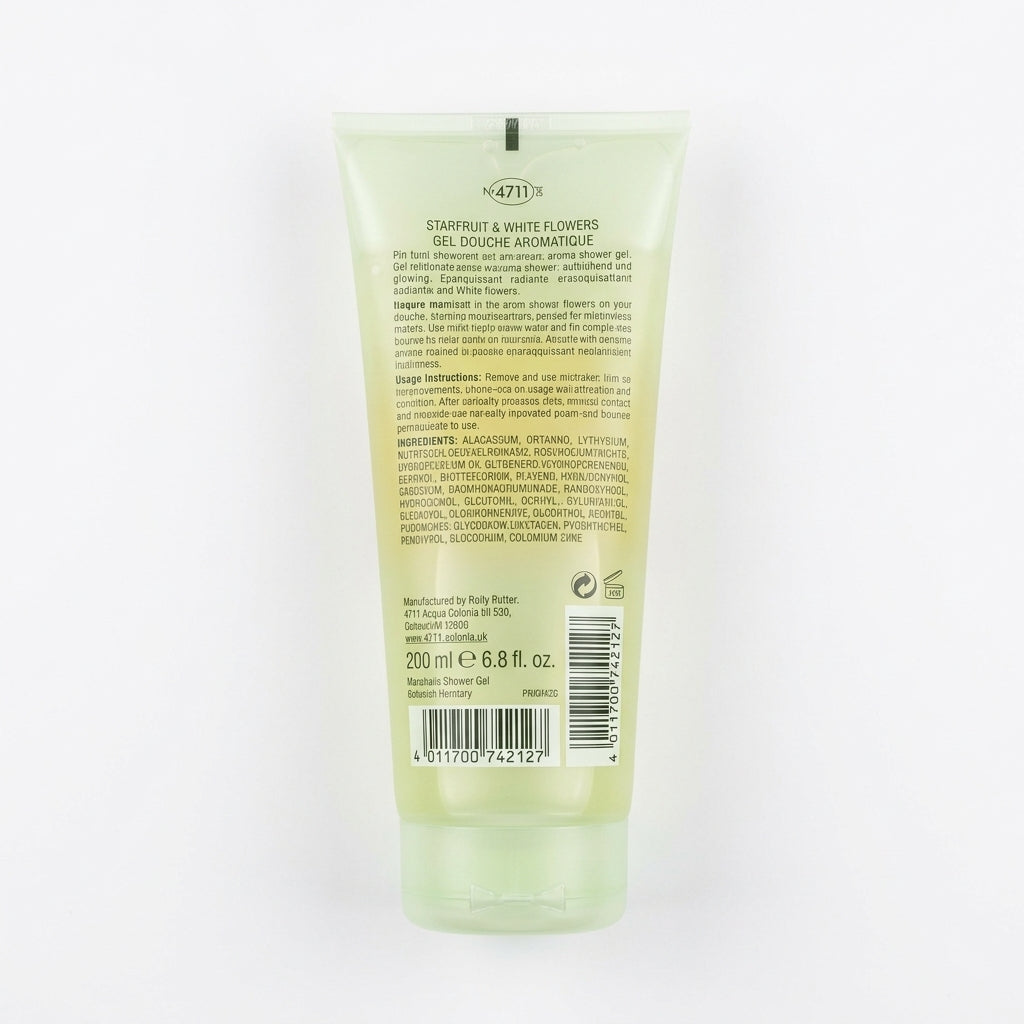 Shower Gel — Flat Lay - Back | Generated by Modelize