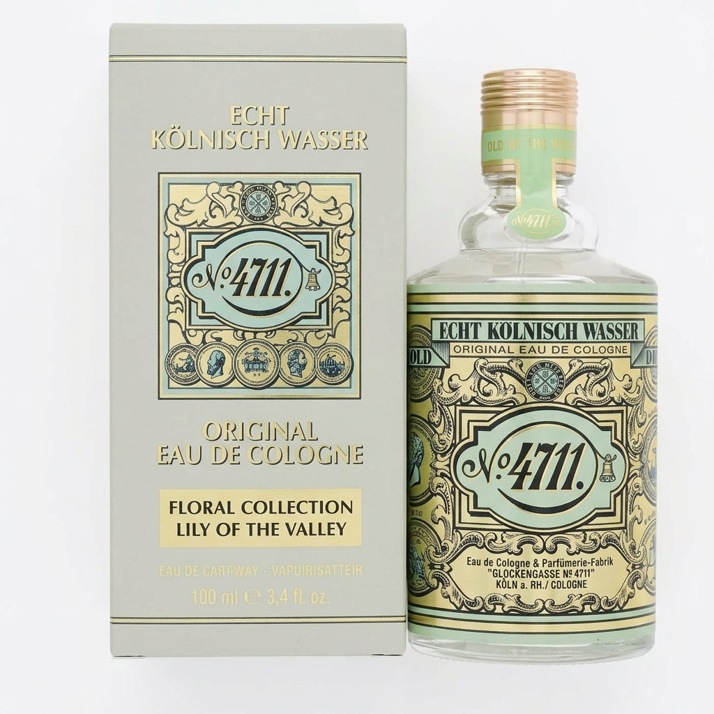 Eau De Cologne Spray and Box — Flat Lay - Back | Generated by Modelize