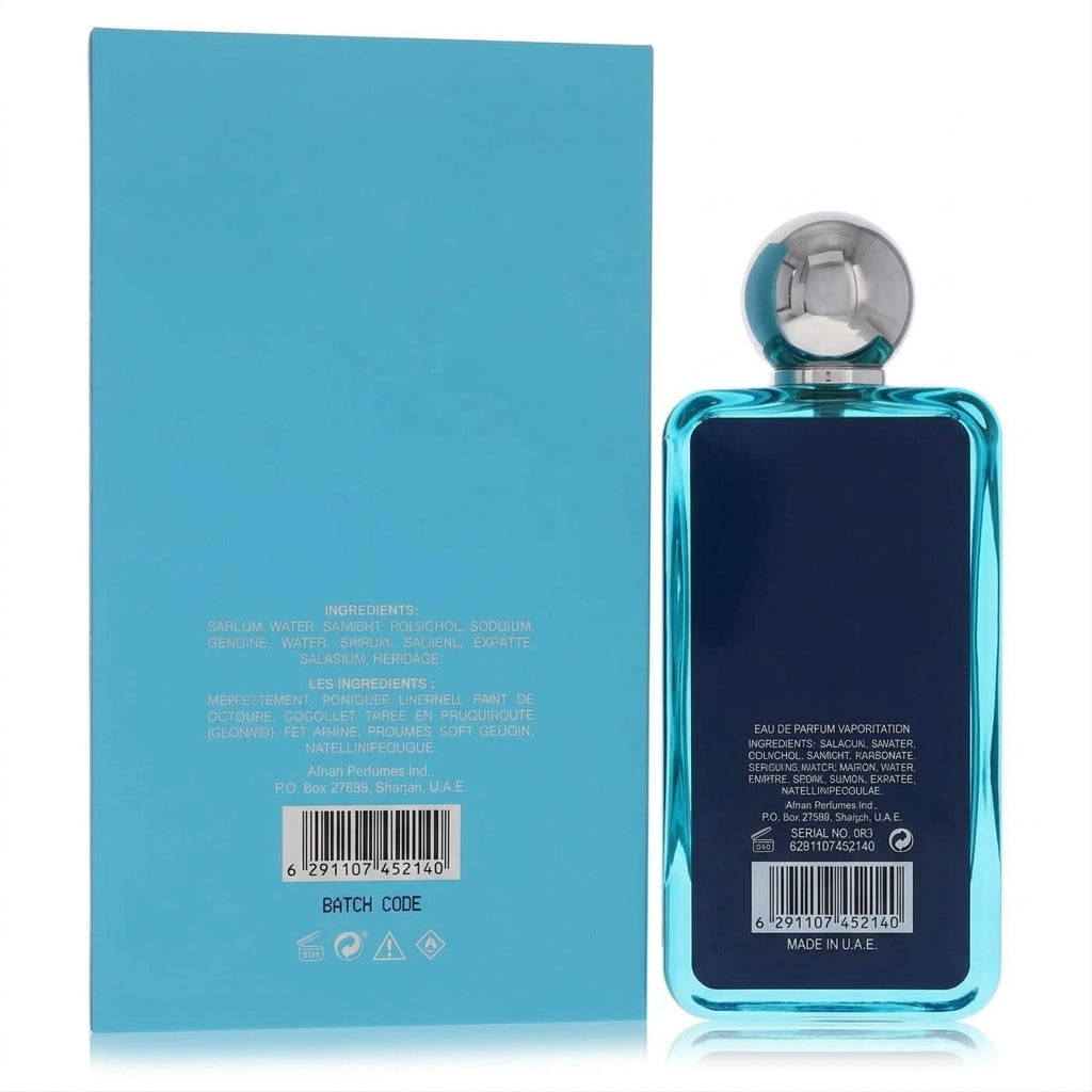 Fragrance Bottle and Box — Studio - Back View | Generated by Modelize