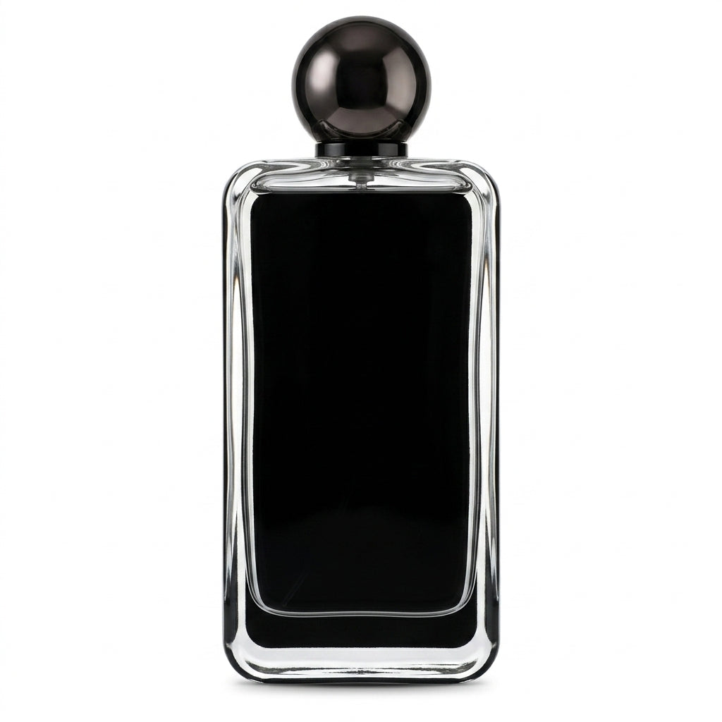 Fragrance bottle — Studio - Back View | Generated by Modelize