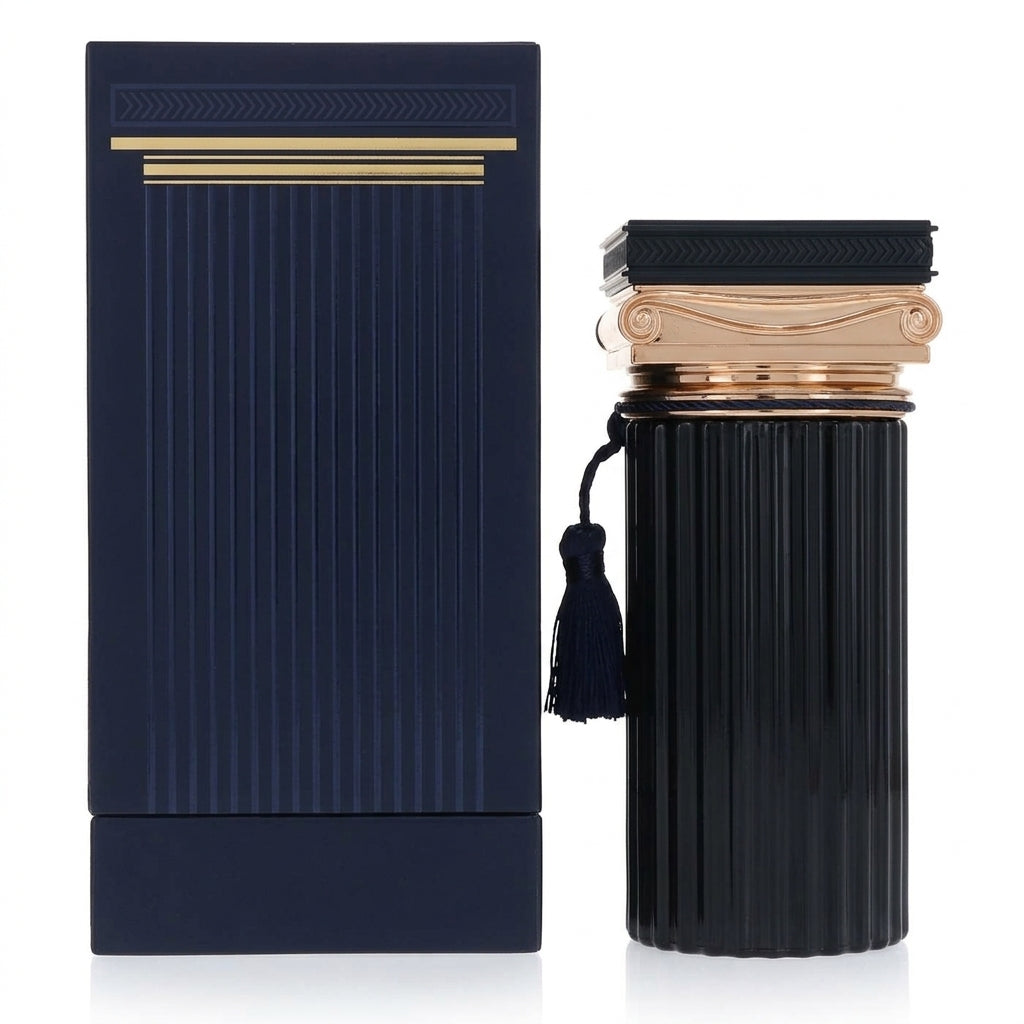 Eau De Parfum Spray and Box — Studio - Back View | Generated by Modelize