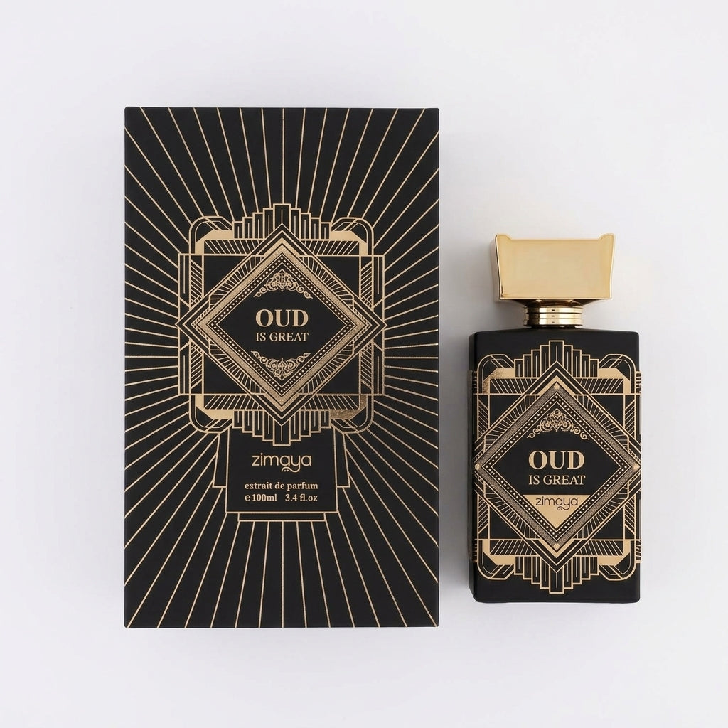 Fragrance/Perfume — Flat Lay - Front | Generated by Modelize