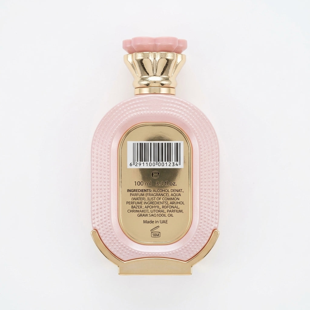 Perfume — Flat Lay - Back | Generated by Modelize