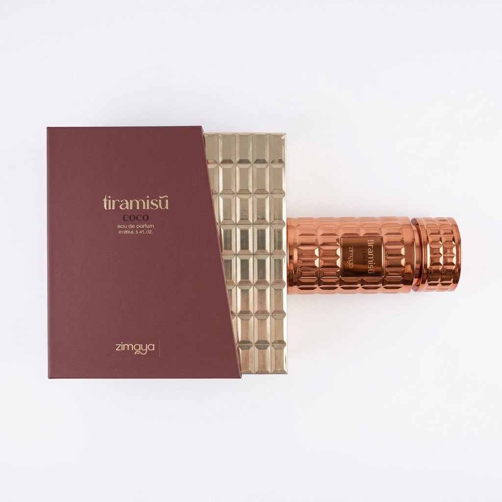 Fragrance set — Flat Lay - Back | Generated by Modelize