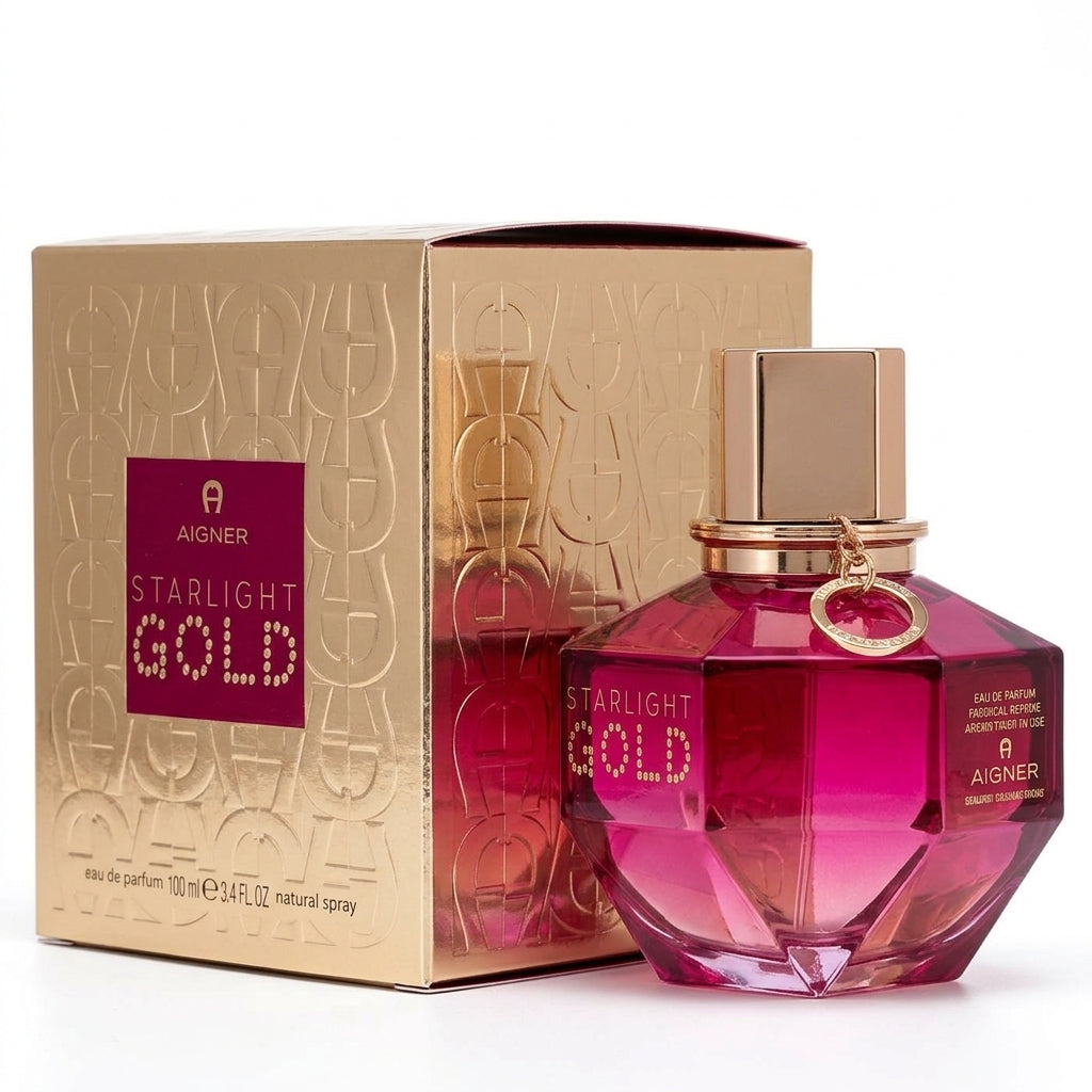Perfume and secondary packaging — Studio - Side View | Generated by Modelize
