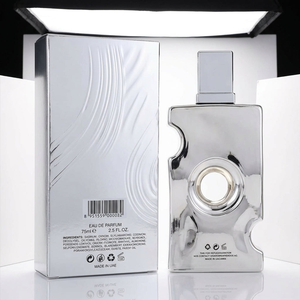 Eau De Parfum — Studio - Back View | Generated by Modelize