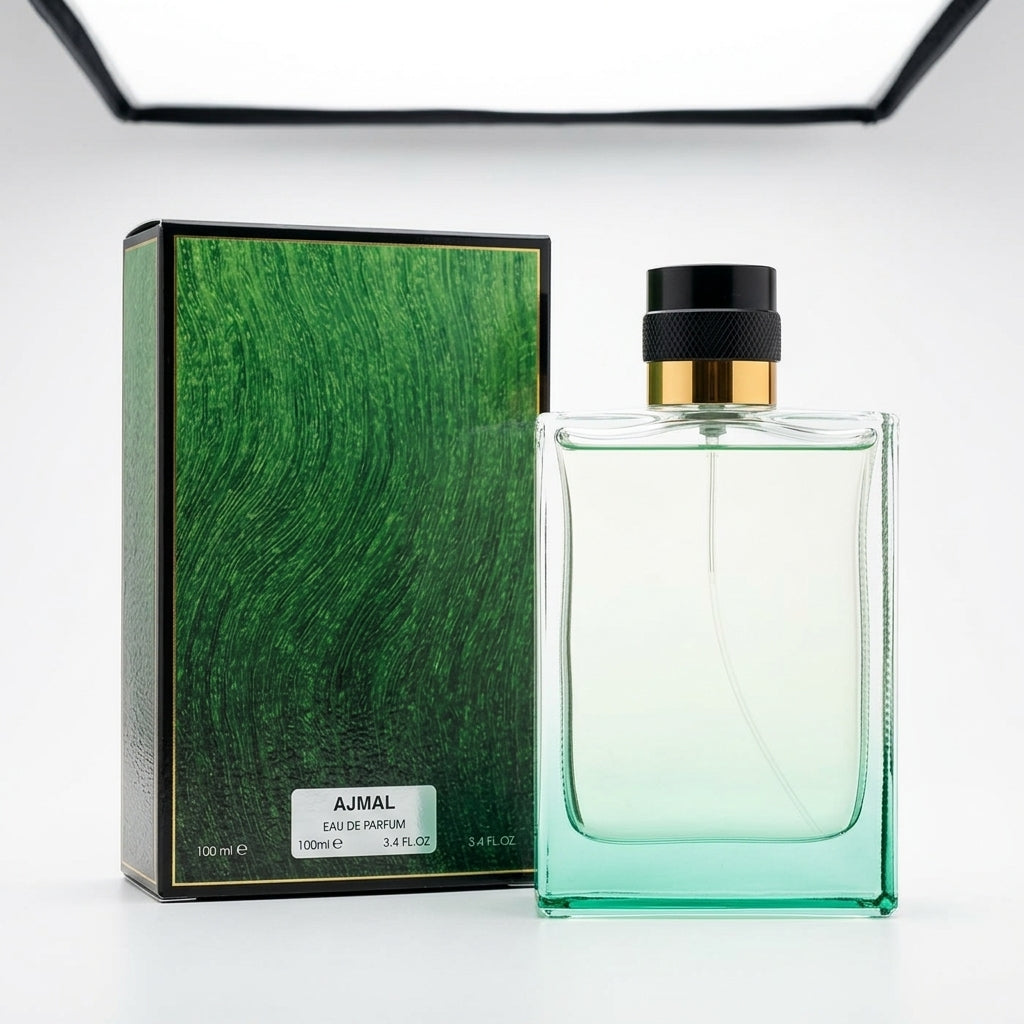 Men's Fragrance Eau De Parfum — Studio - Back View | Generated by Modelize