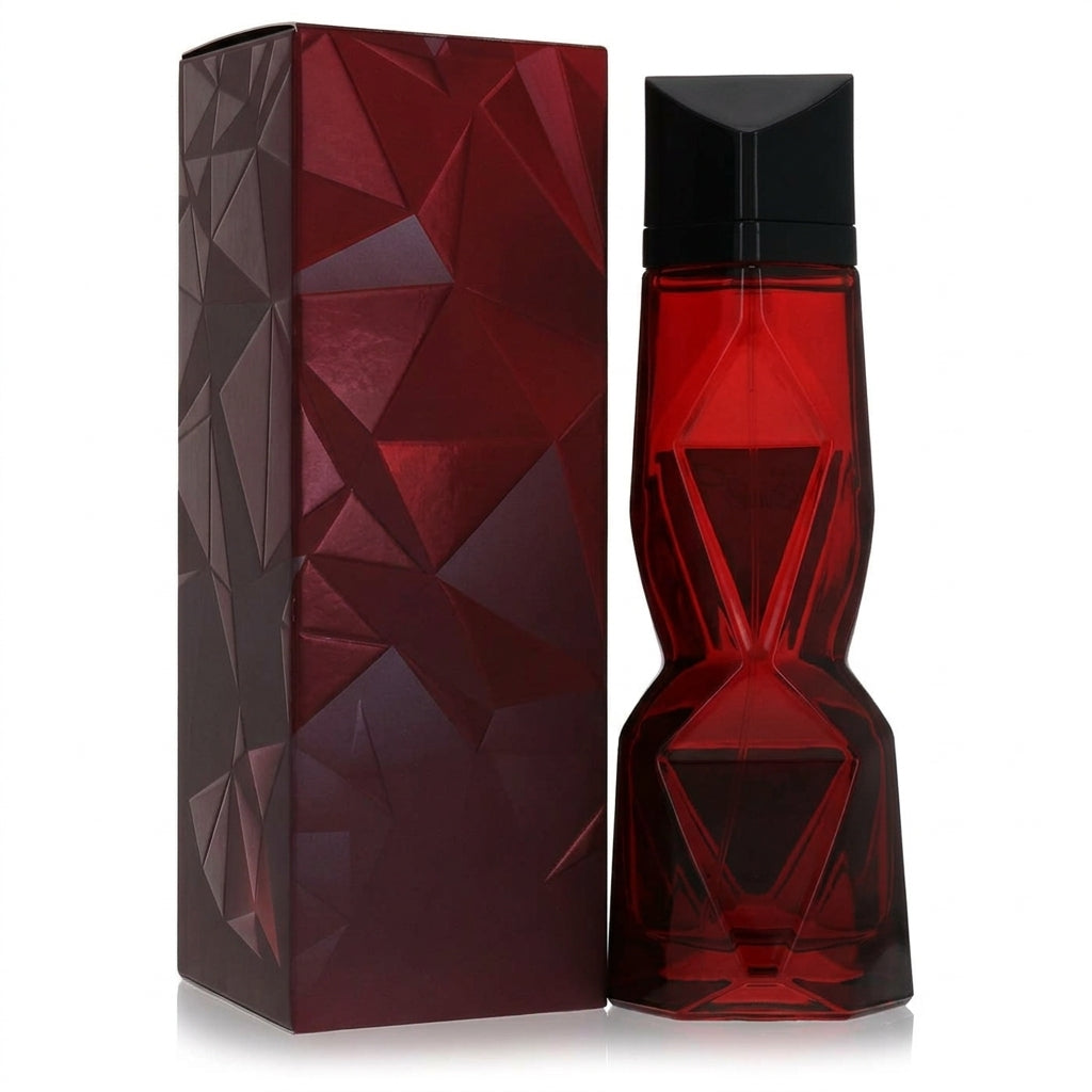 Perfume bottle and packaging — Studio - Back View | Generated by Modelize
