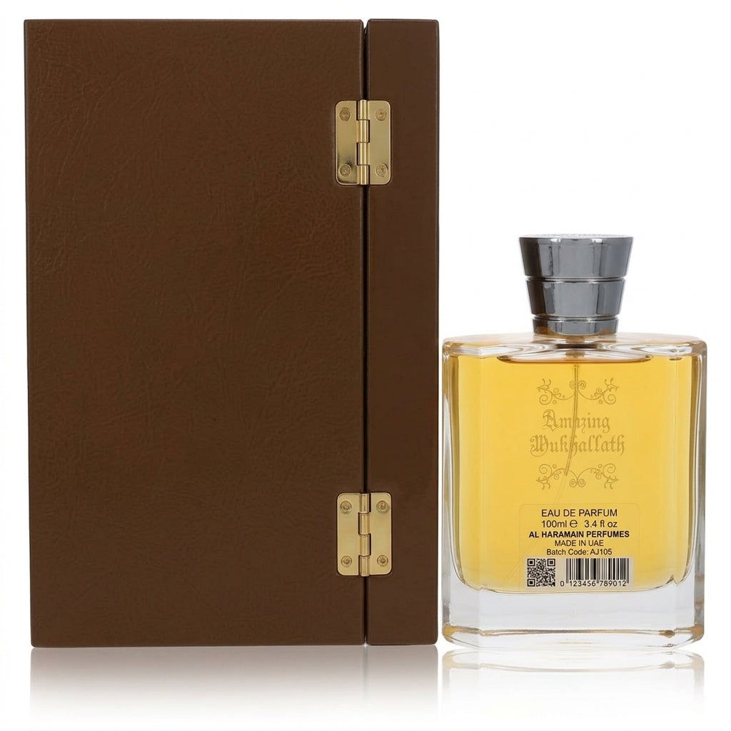 Eau De Parfum fragrance set — Studio - Back View | Generated by Modelize