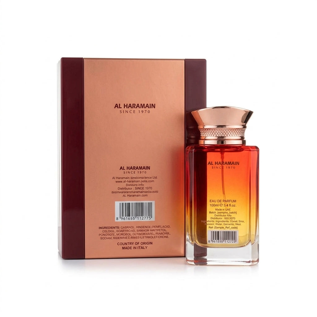 Eau De Parfum Spray — Studio - Back View | Generated by Modelize