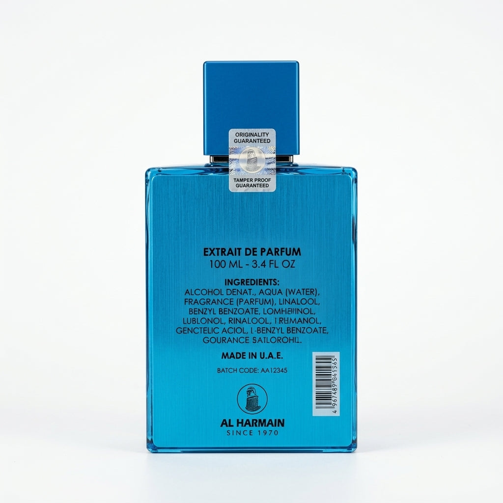 Extrait De Parfum — Studio - Back View | Generated by Modelize