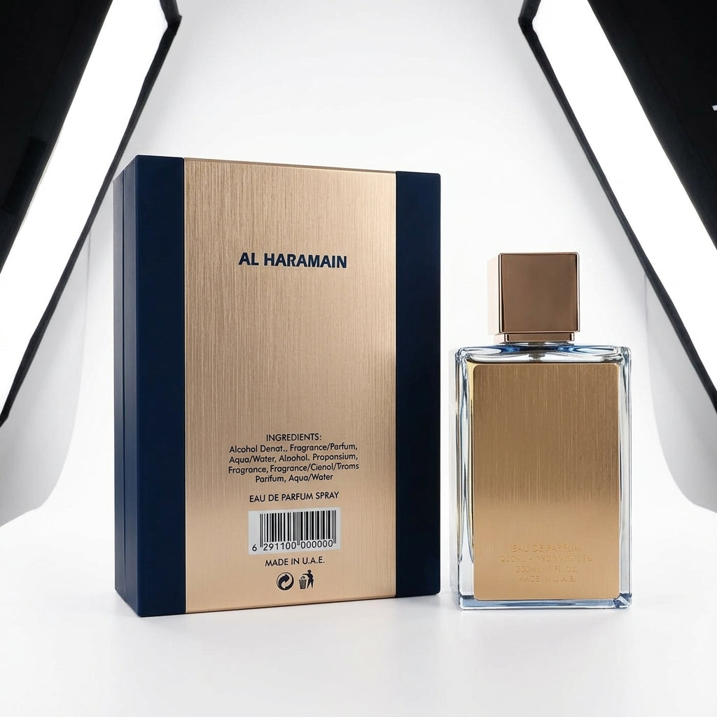 Eau De Parfum — Studio - Back View | Generated by Modelize