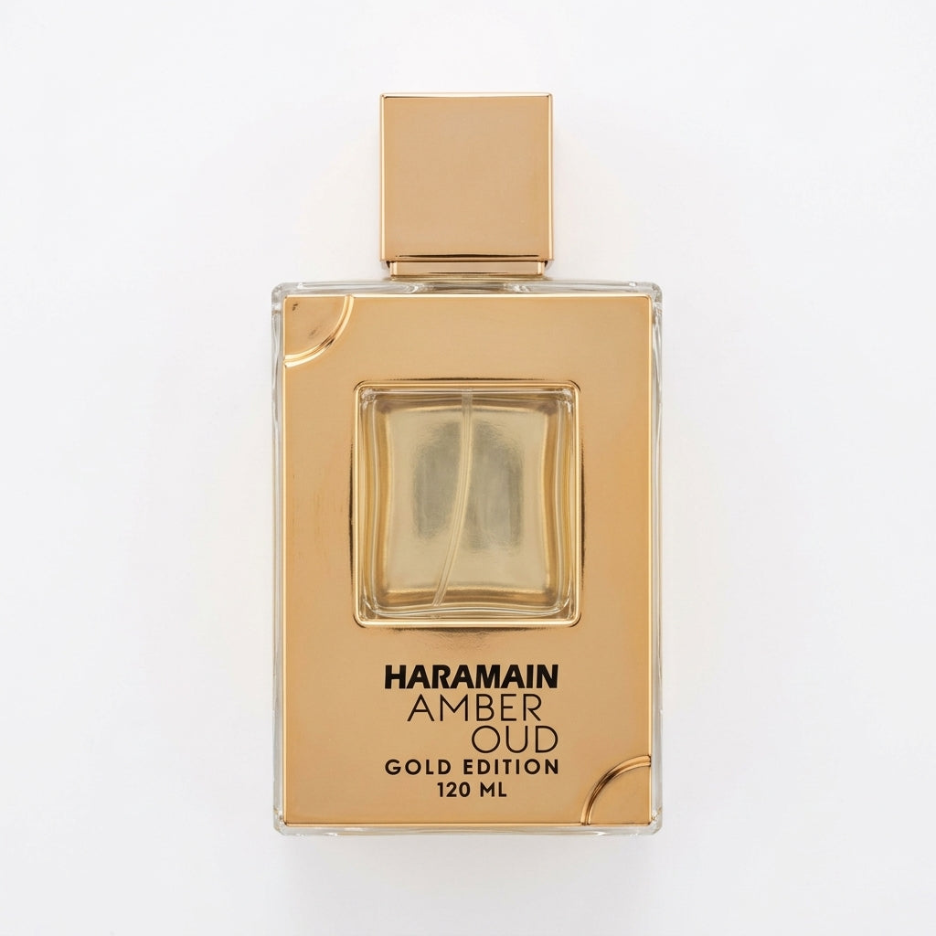 Perfume Bottle — Flat Lay - Back | Generated by Modelize