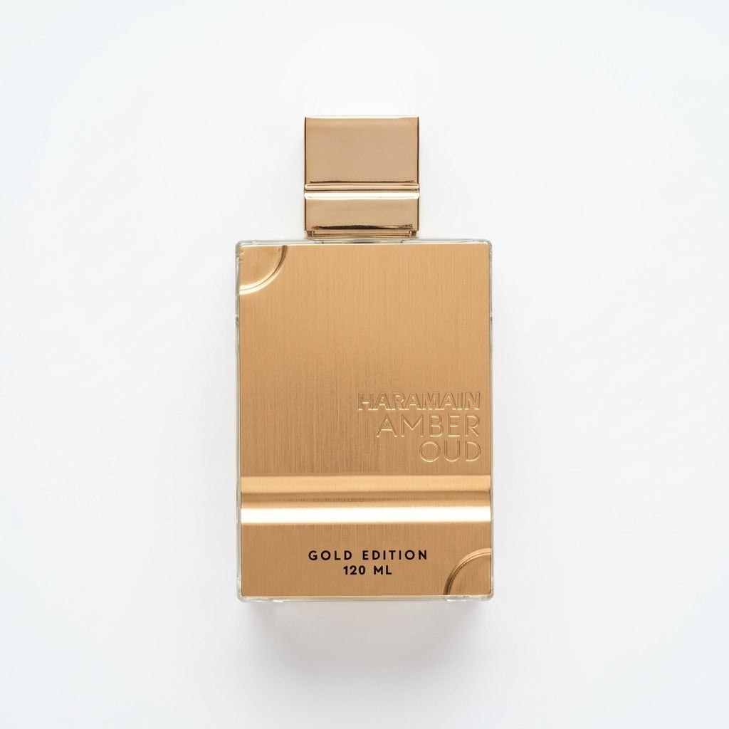 Perfume Bottle — Flat Lay - Front | Generated by Modelize