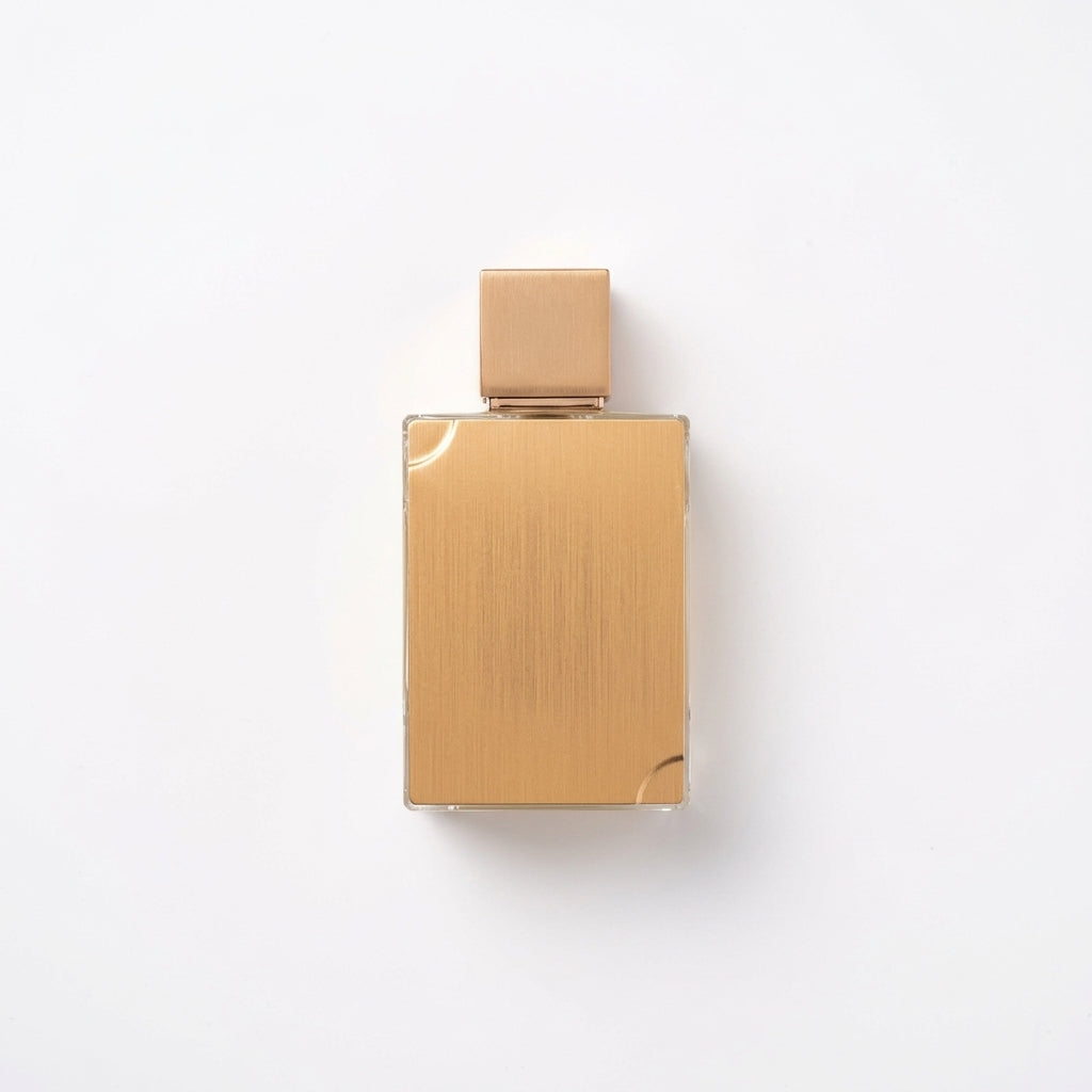 Fragrance bottle — Flat Lay - Back | Generated by Modelize