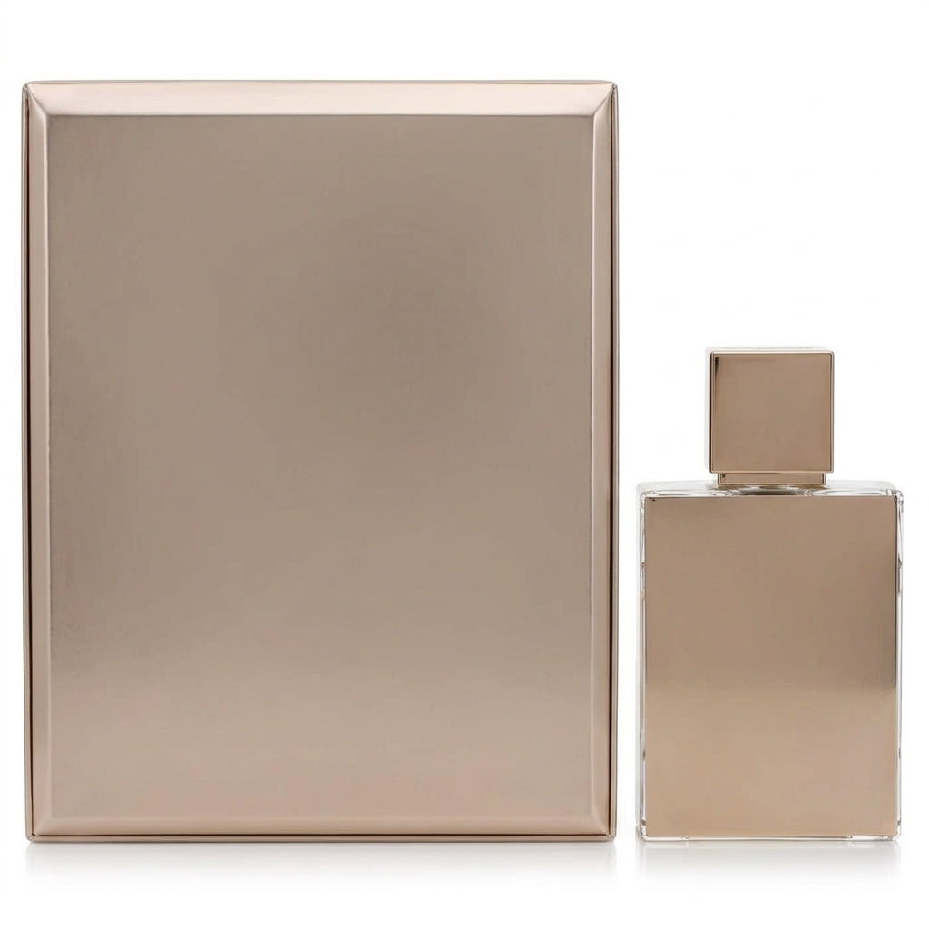 Fragrance and Luxury Presentation Box — Studio - Back View | Generated by Modelize
