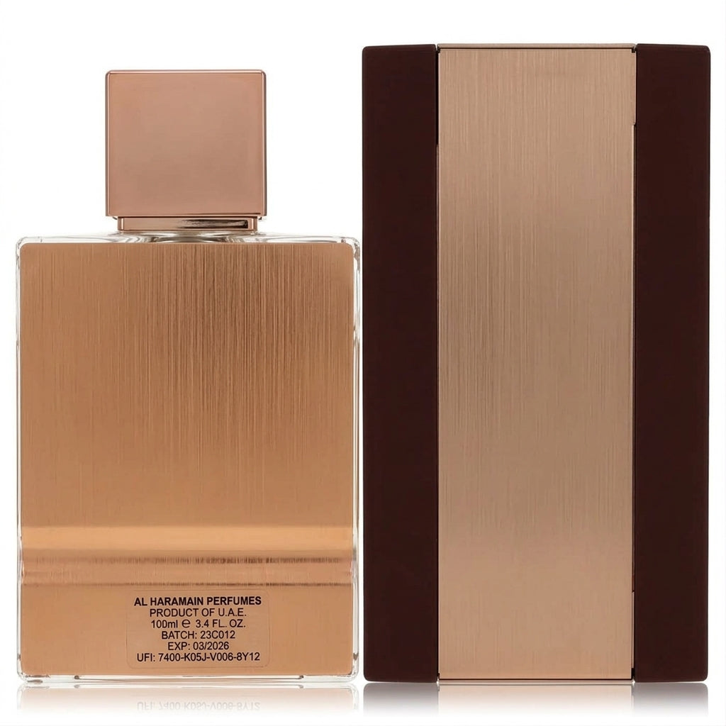 Perfume and Luxury Packaging — Studio - Back View | Generated by Modelize
