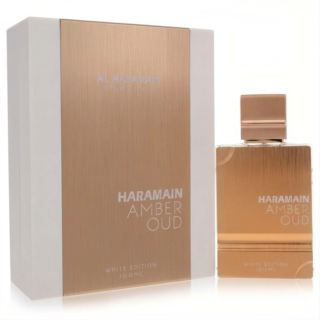 Fragrance bottle and packaging — Studio - Side View | Generated by Modelize