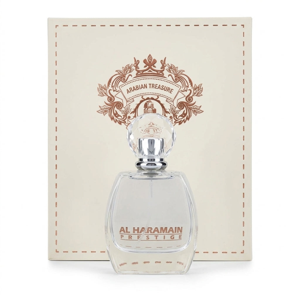 Perfume and Box Set — Studio - Back View | Generated by Modelize