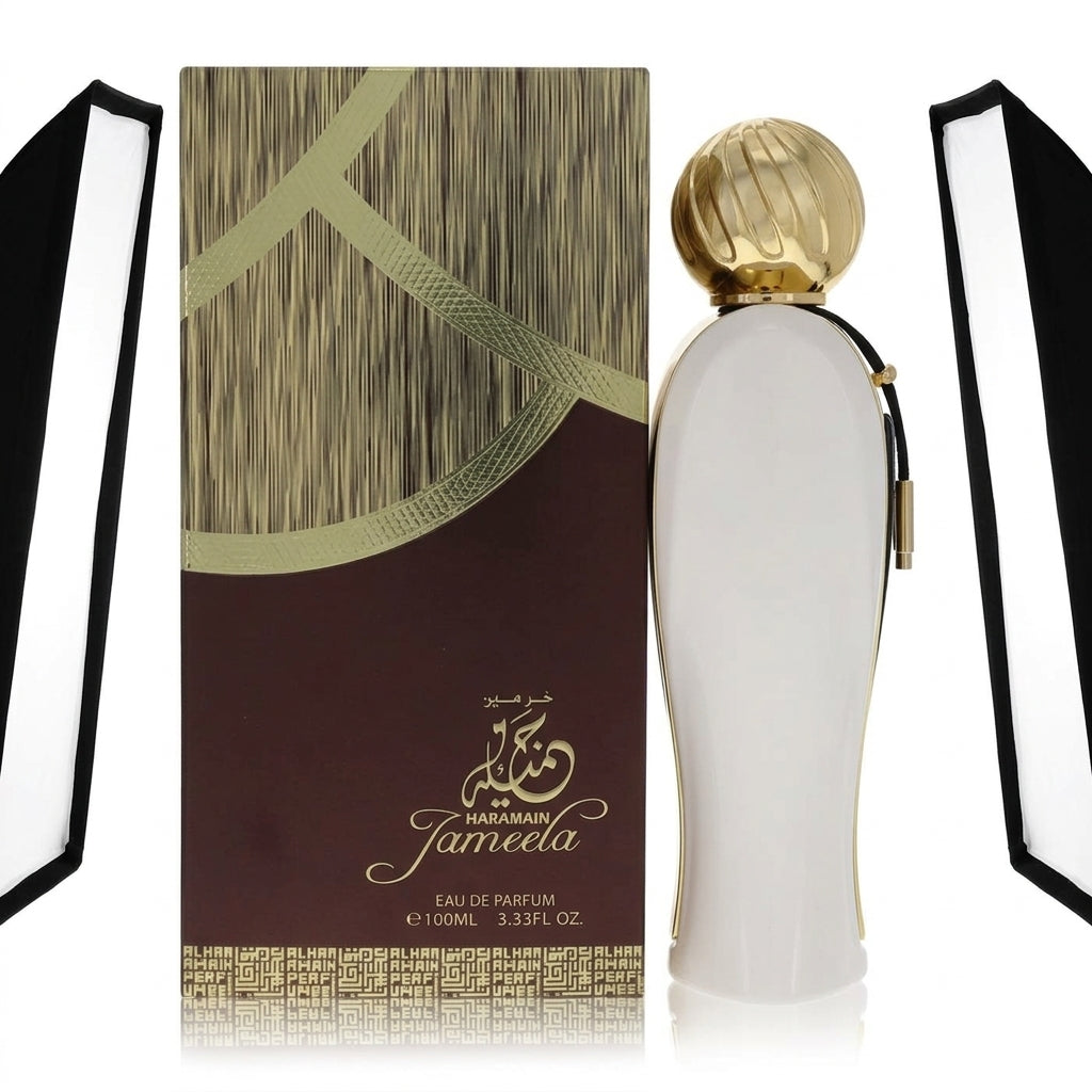 Eau De Parfum — Studio - Side View | Generated by Modelize